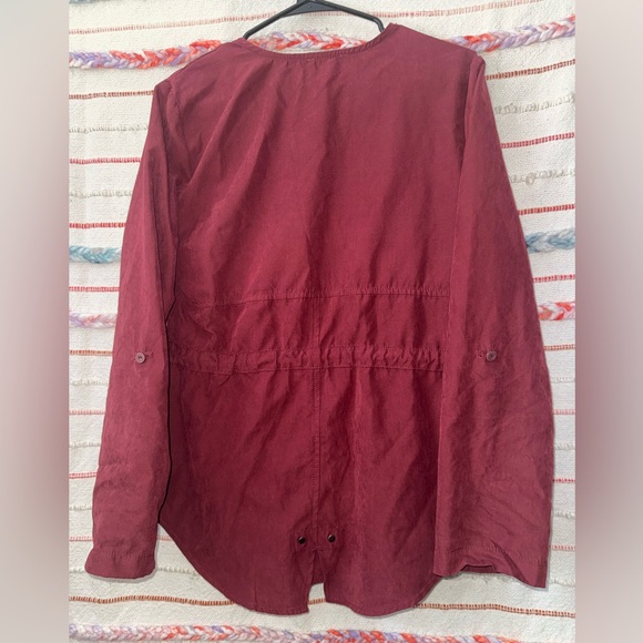 Maurices Deep Red Utility Jacket - Picture 6 of 9